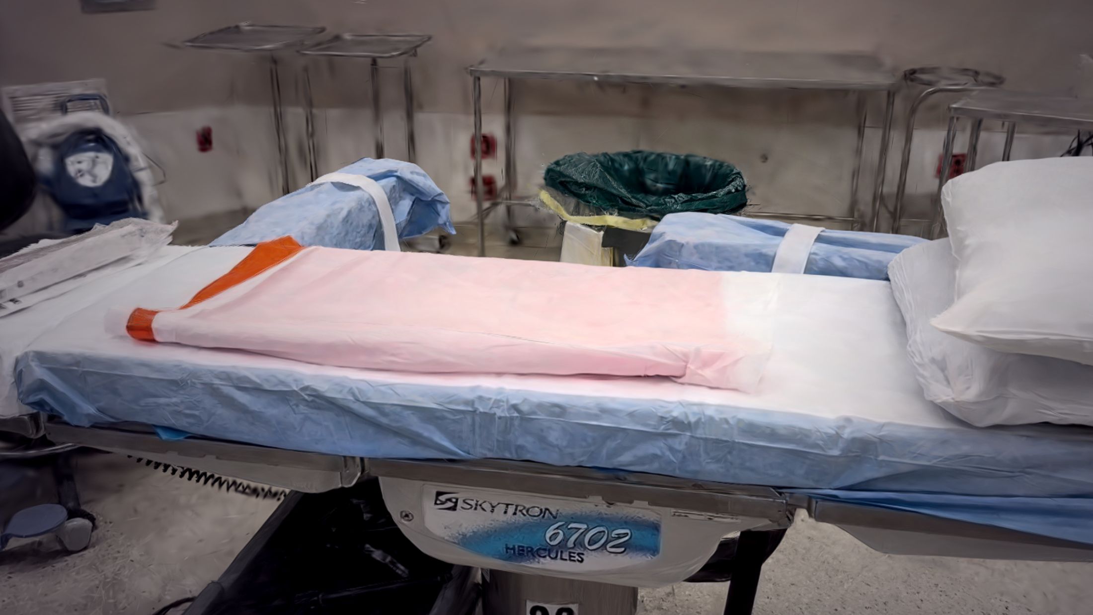 Operating room rendered from Appraiseye's 3D digital twin: beside the table
